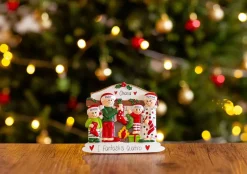 Christmas The Original Calze Sul Camino Per 4 Decorazione Tavola