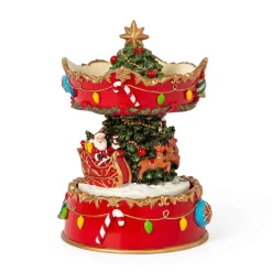Christmas The Original Carillon Slitta Di Babbo Natale