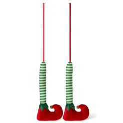 Christmas The Original Gambe Elfo A Righe Verdi