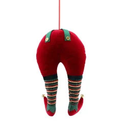 Christmas The Original Gambe Elfo Rosse 40 Cm