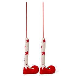 Christmas The Original Gambe Elfo Stelle Rosse