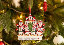 Christmas The Original 9 Pinguini Con Albero Di Natale
